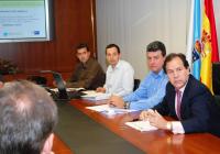 O director xeral de Conservación da Natureza, na reunión